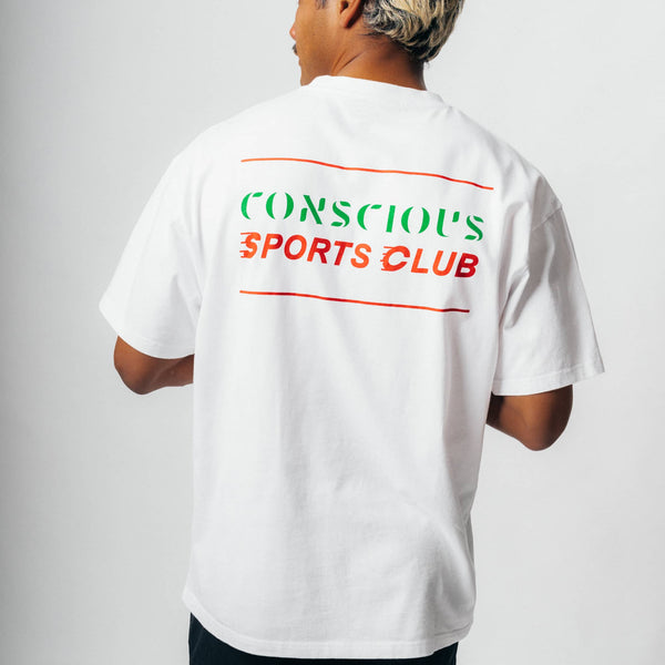 CONSCIOUS SPORTS CLUB | Heavy Oversized Tee - weiß