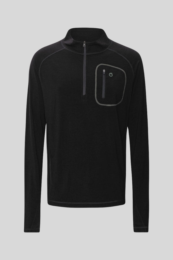 Superino Alling Half Zip Black