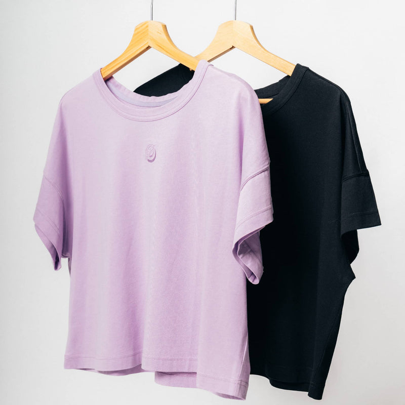 BALANCE I Natural Box Tee purple