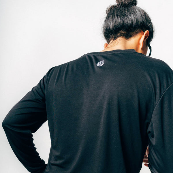 DISTANCE | Natural Performance Longsleeve - schwarz