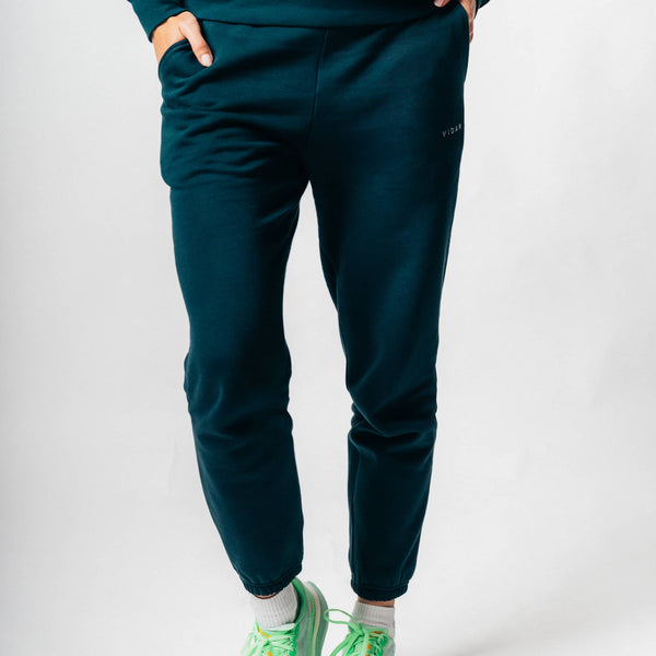 ALL COURT I Natural Sweatpants aus Bio-Baumwolle - navy blau