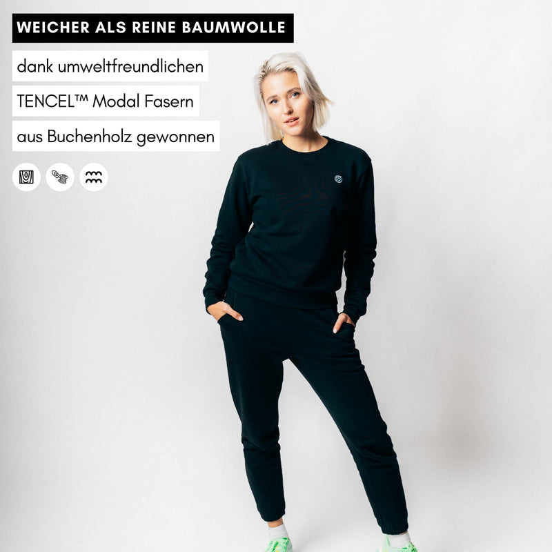 ALL COURT I Natural Sweatpants aus TENCEL™ - schwarz