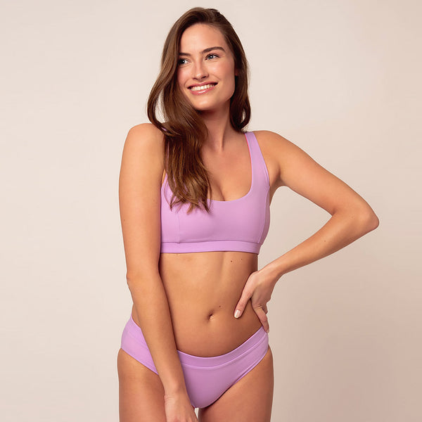 Anais Top - reversible lilac / pink