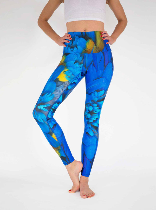 Yoga Leggings BLUE BIRD