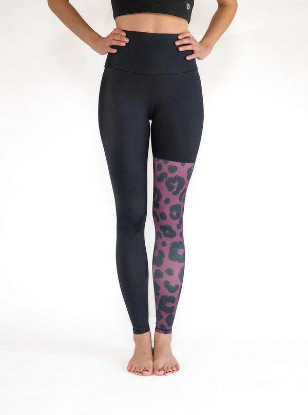 Yoga Leggings MAUVE LEO